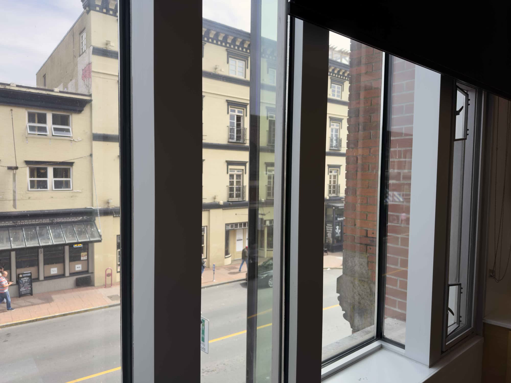 Street view from the corner windows