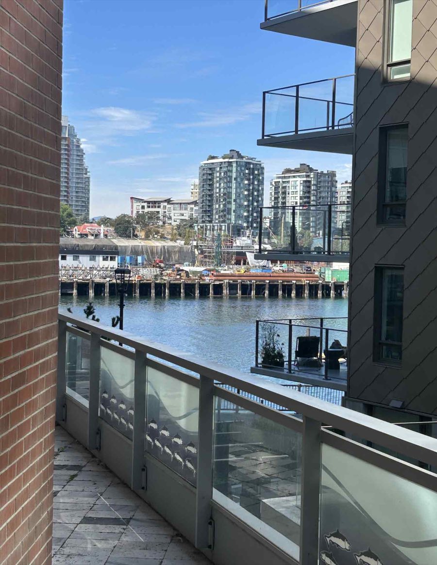 Harbour view from the balcony