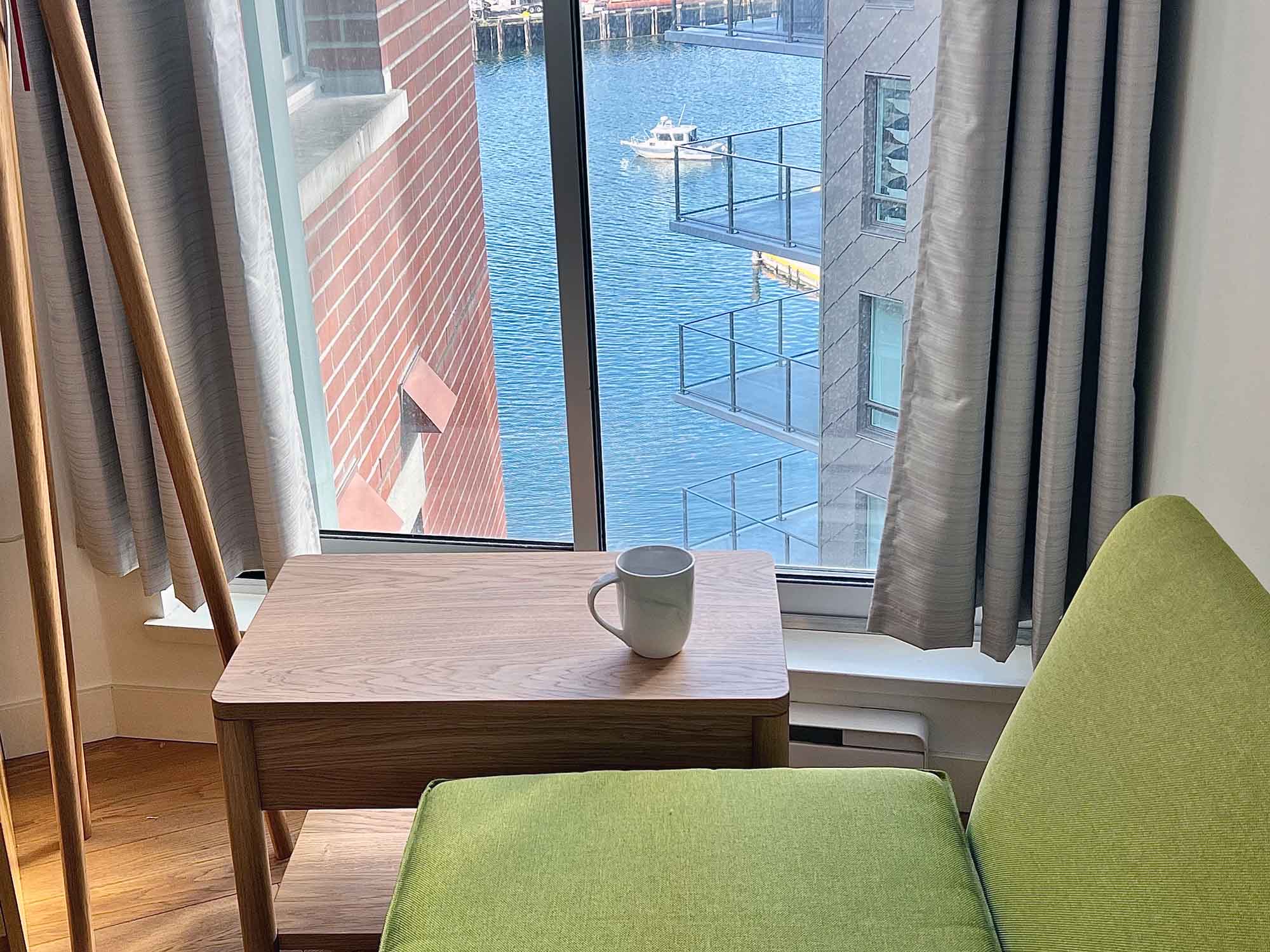 Harbour view from the window seat